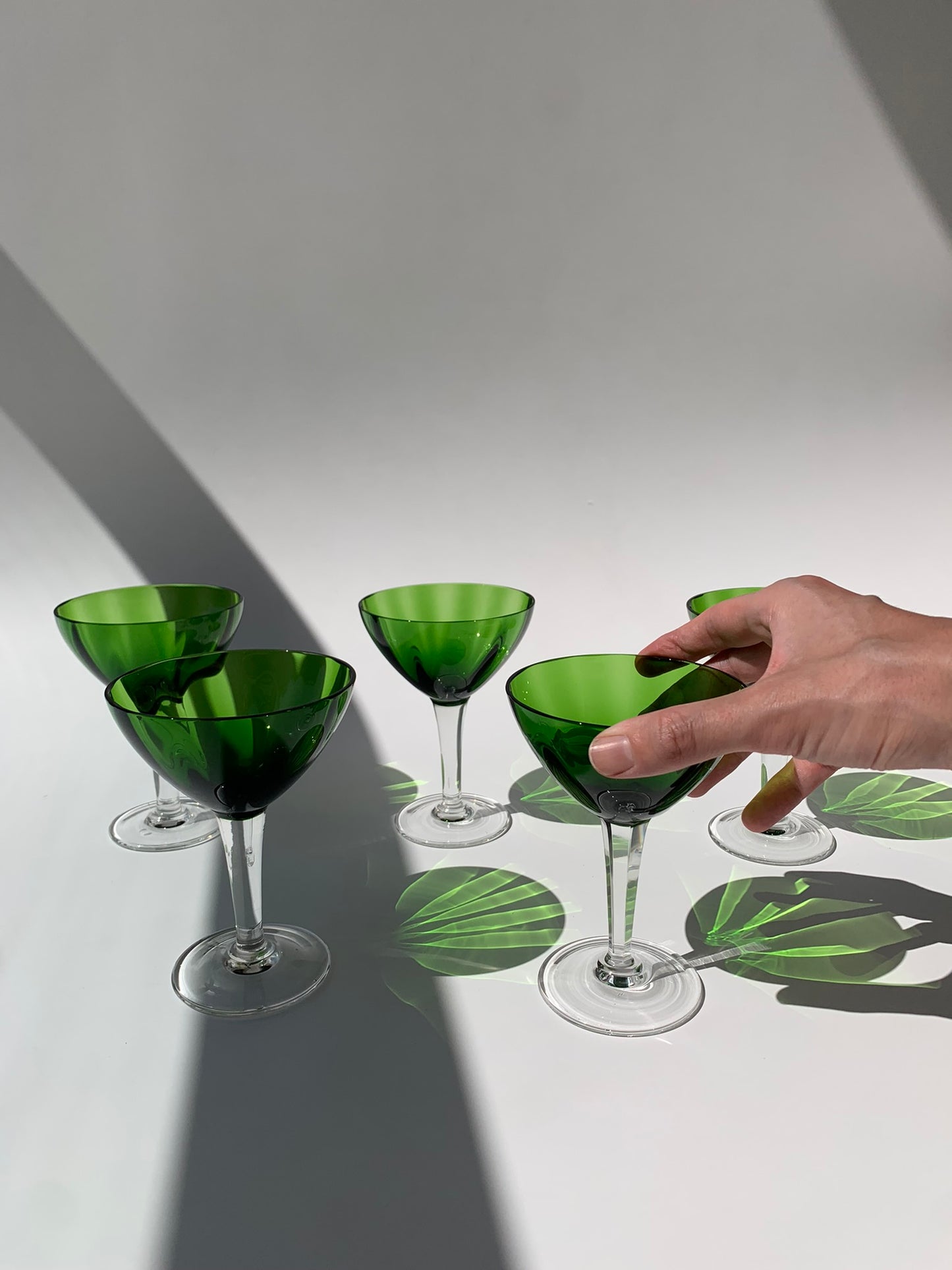 Taças Cristal Verde