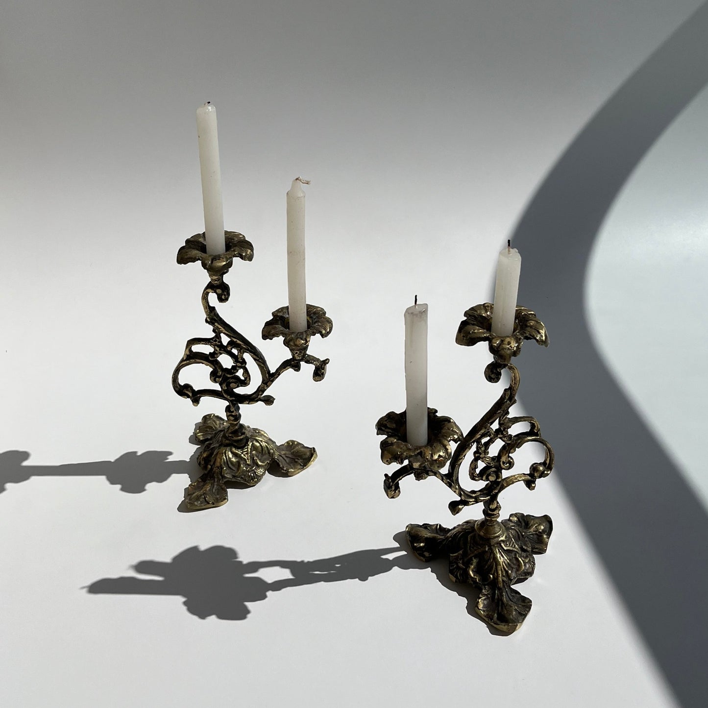 Candelabros Flores Derretidas