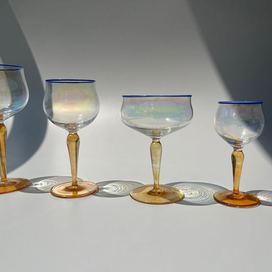 Taças Azul Cristalino