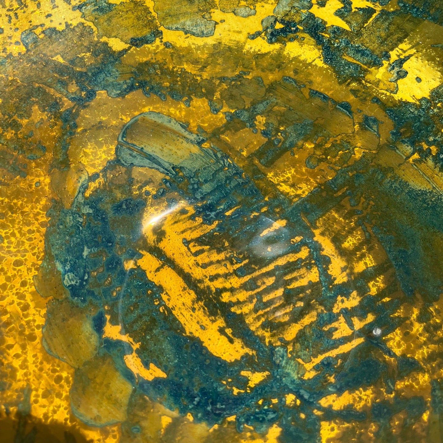 Centro Vidro Pintado
