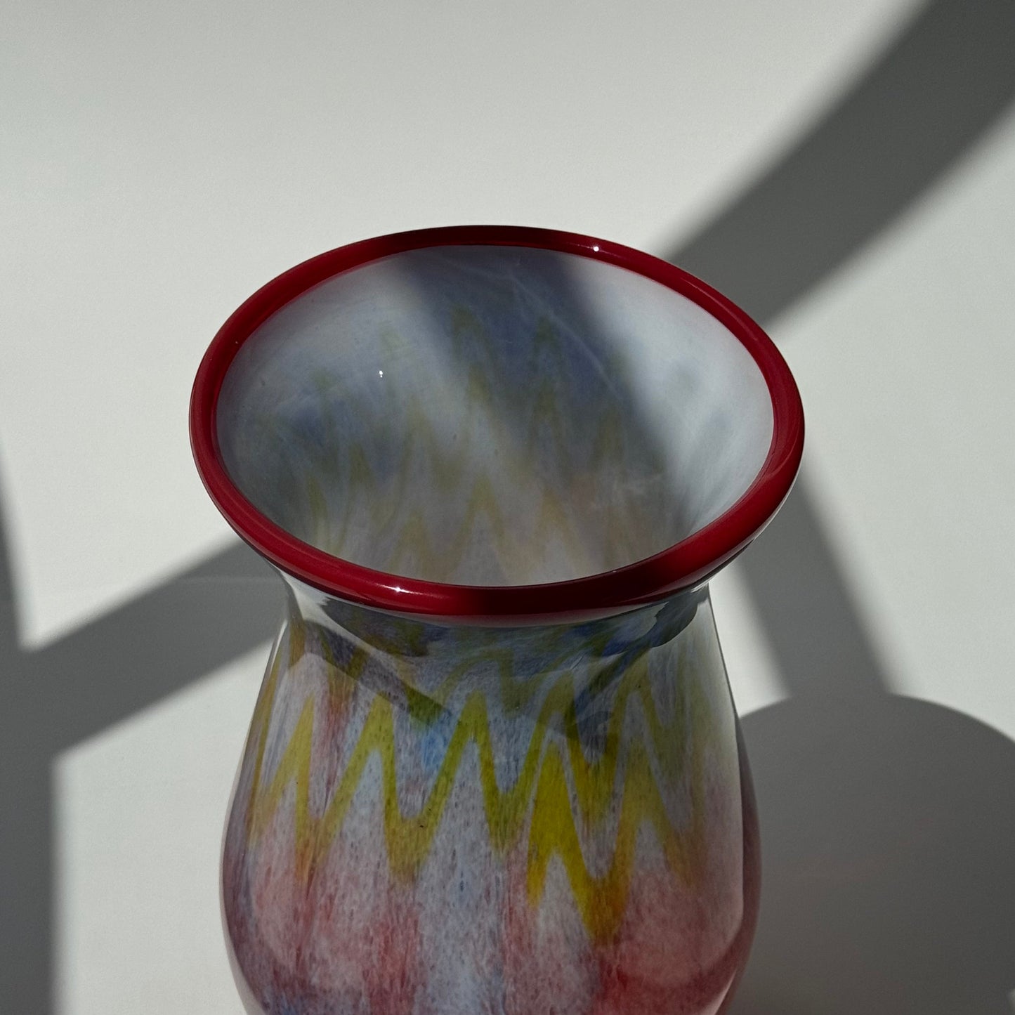 Vaso Murano Tricolor