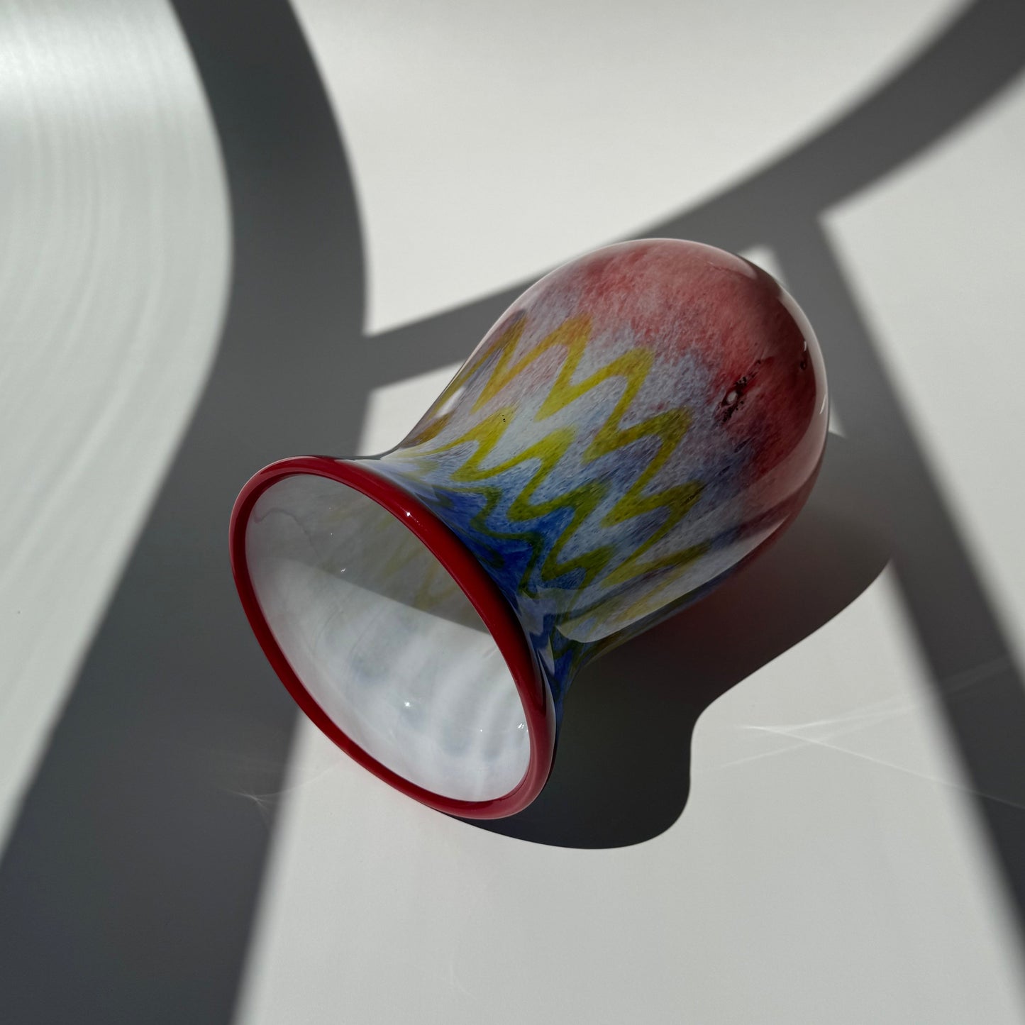 Vaso Murano Tricolor