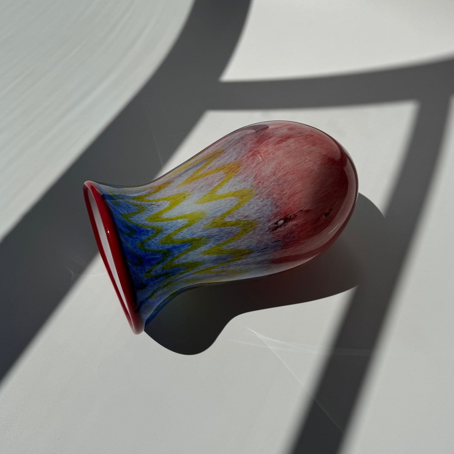 Vaso Murano Tricolor