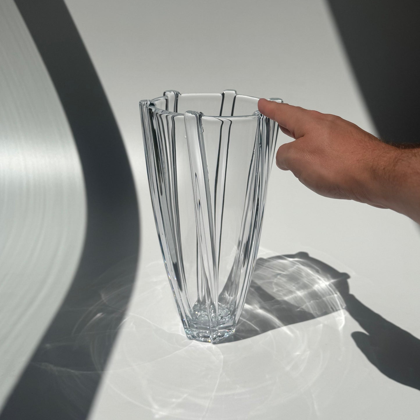 Vaso Cristal Engrenagem