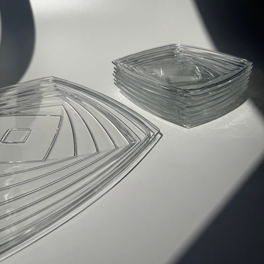 Conjunto Pratos Geométricos