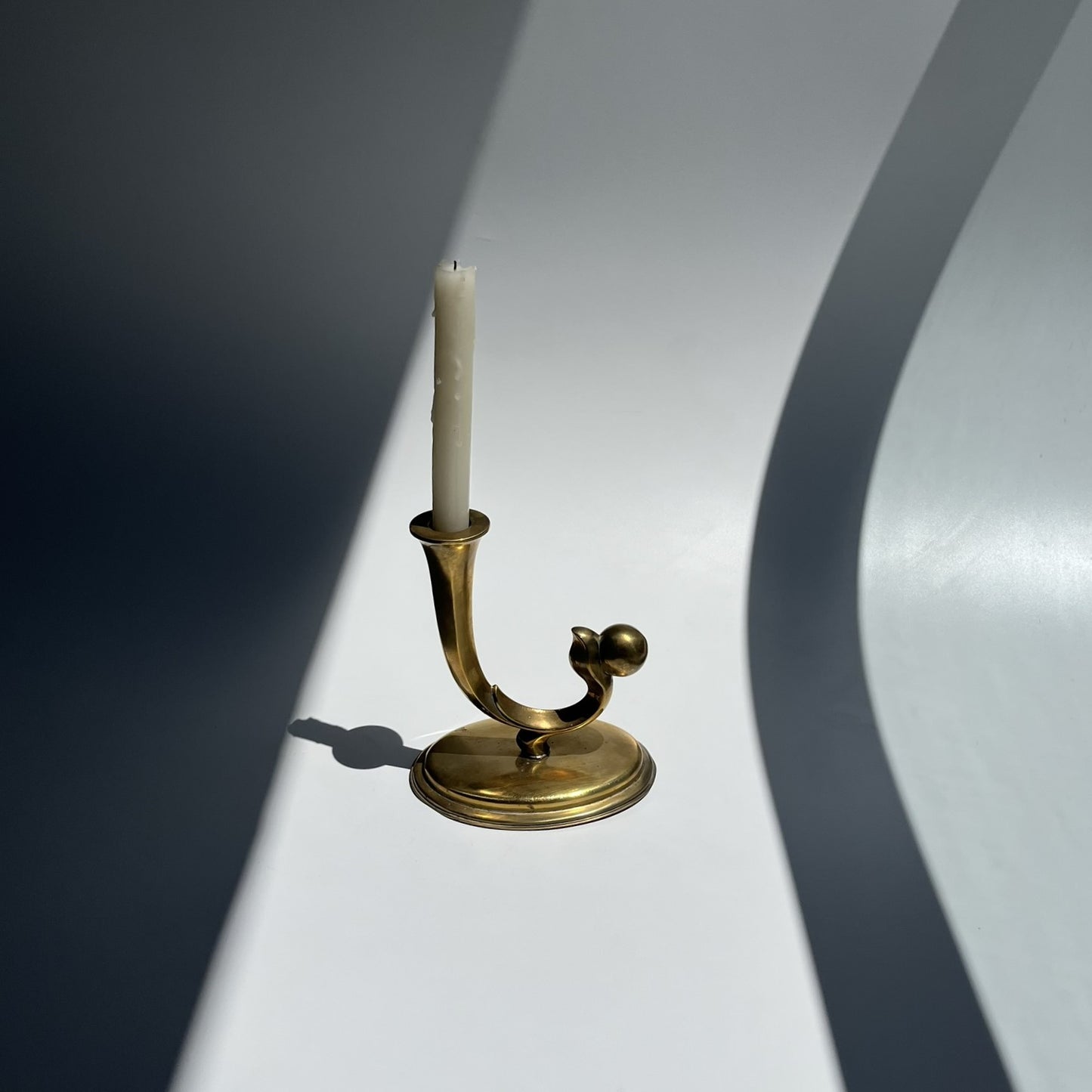 Castiçal Déco Bronze