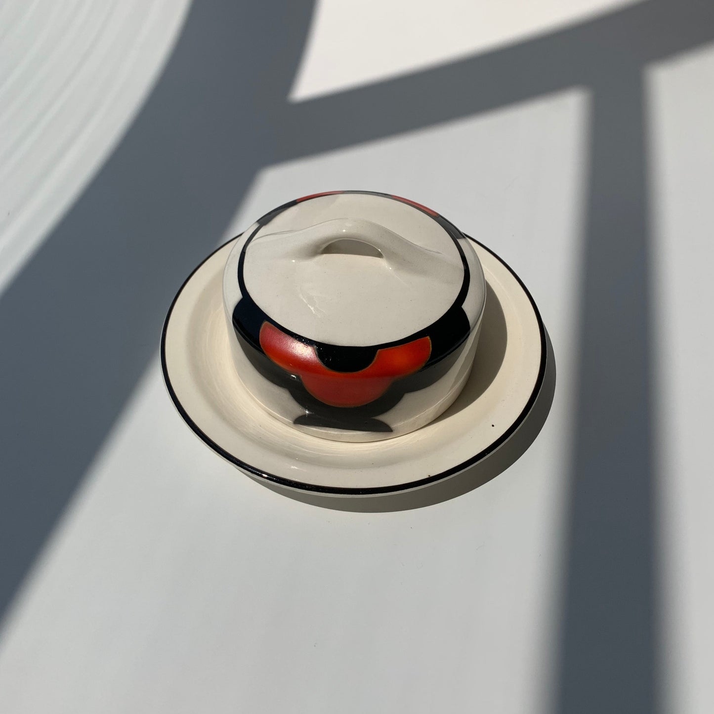 Manteigueira & Açucareiro Art Déco