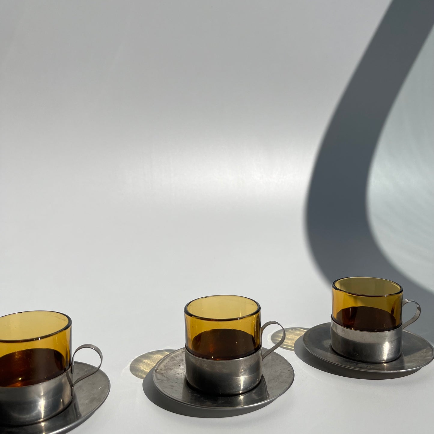 Trio Xícaras Âmbar