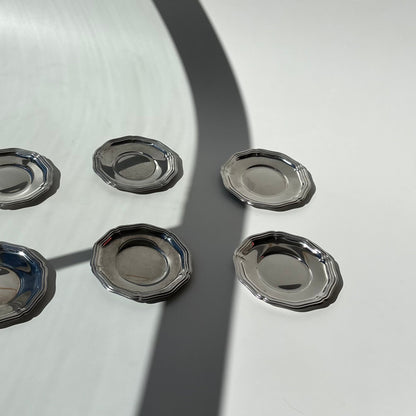 Conjunto pratos inox