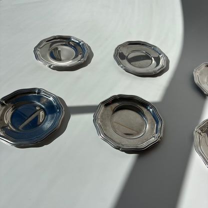 Conjunto pratos inox