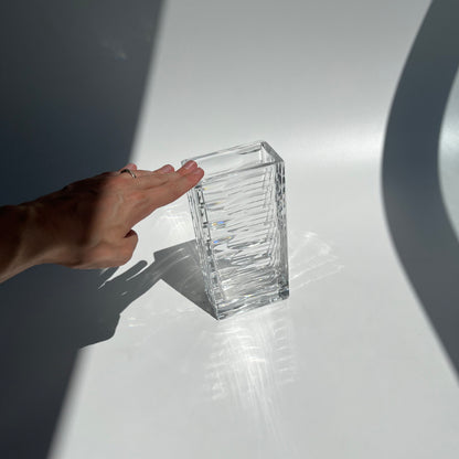 Vaso Cristal Retângulo
