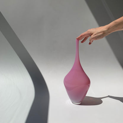 Vaso Escultura Rosa