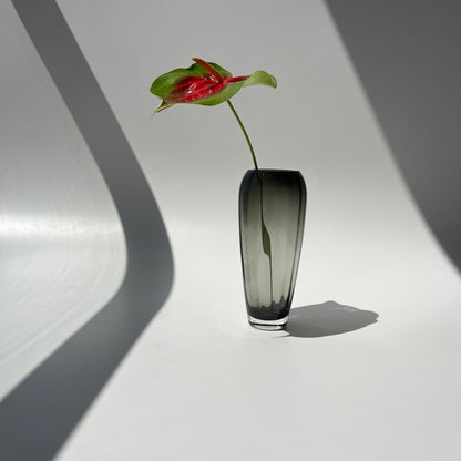 Vaso Cristal Fumê