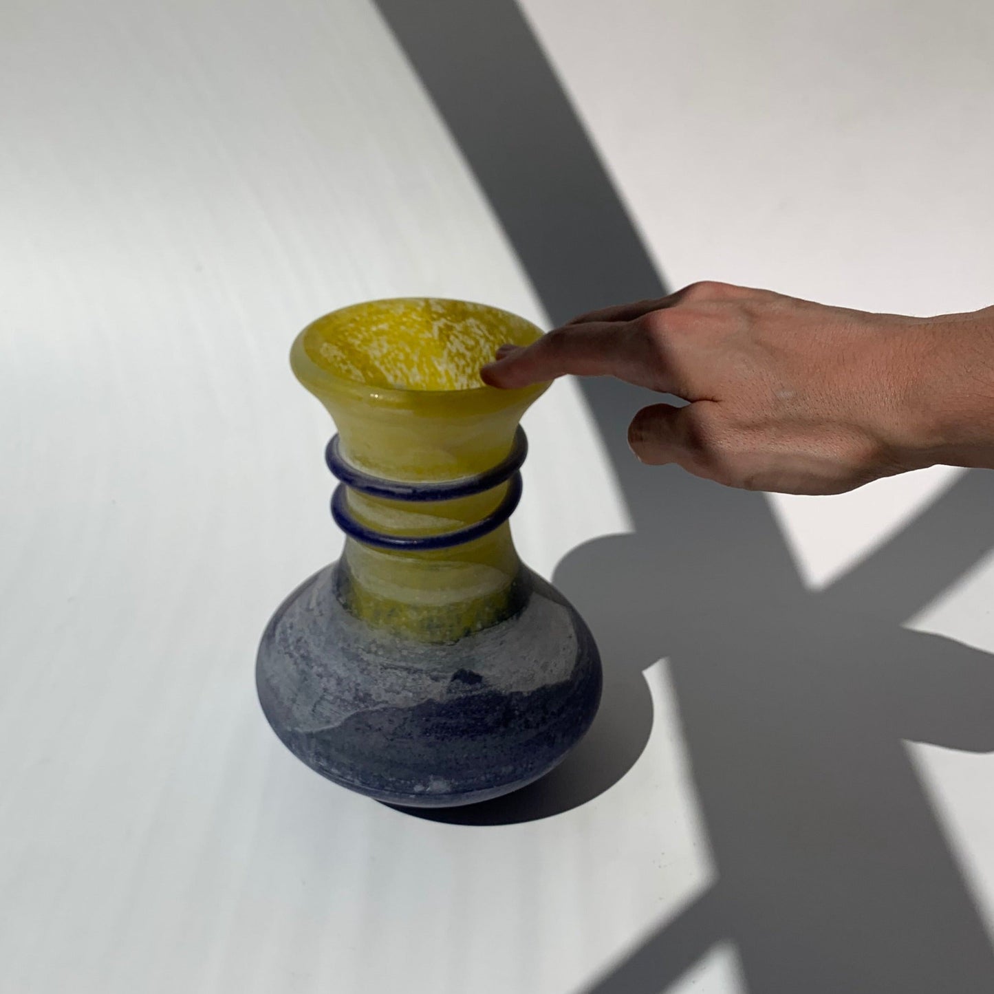 Vaso Amarelo & Azul