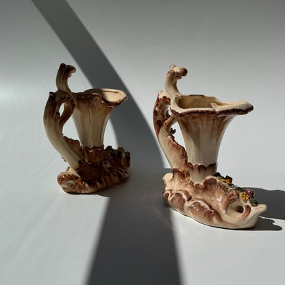 Trio Floreiras Faiança