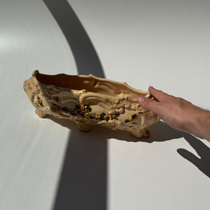 Trio Floreiras Faiança