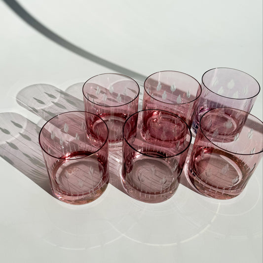 Conjunto Cristal Floral