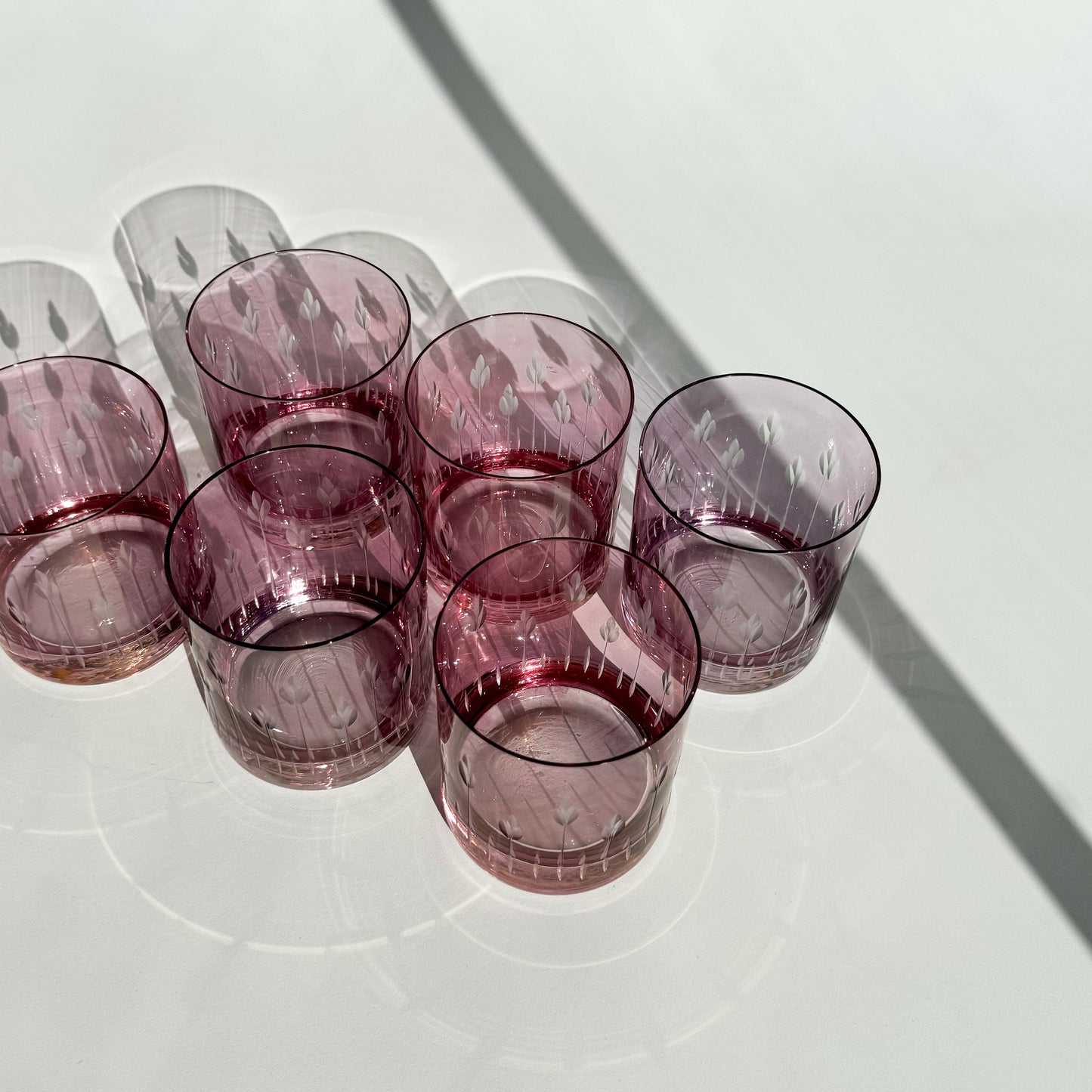 Conjunto Cristal Floral