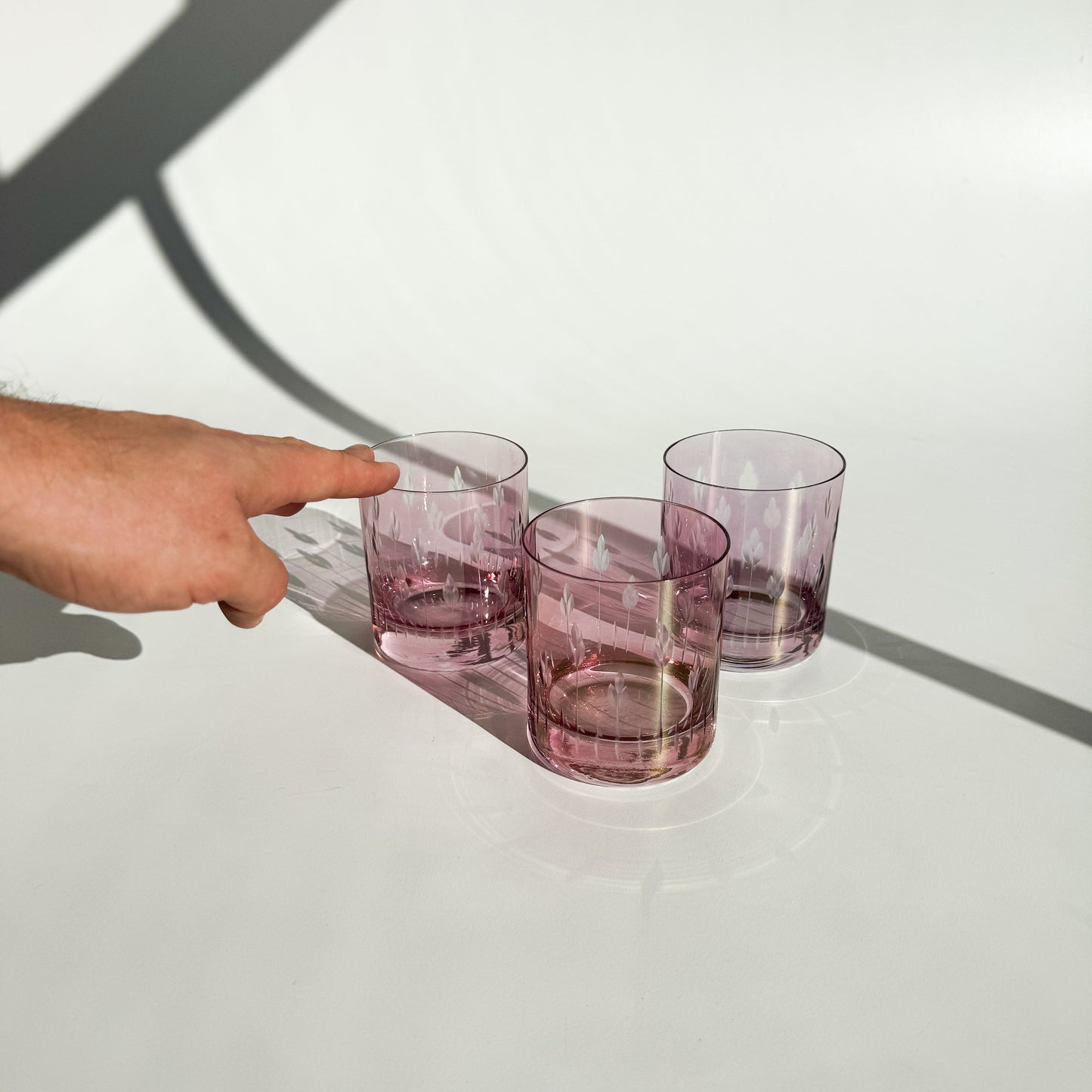 Conjunto Cristal Floral