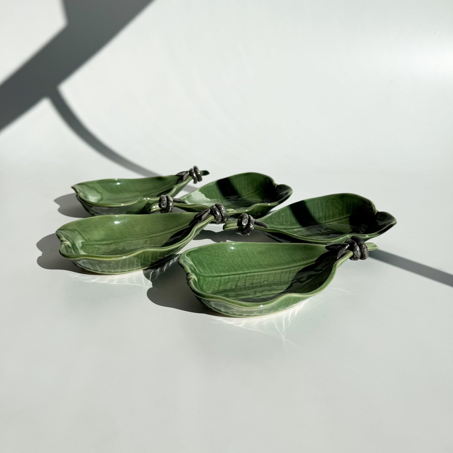 Conjunto Pratos Folha