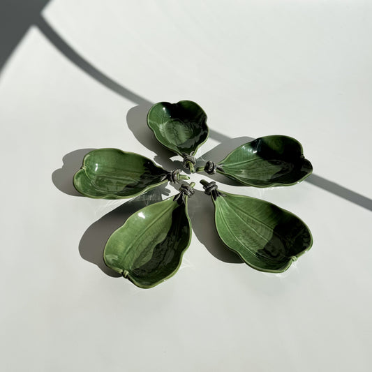 Conjunto Pratos Folha