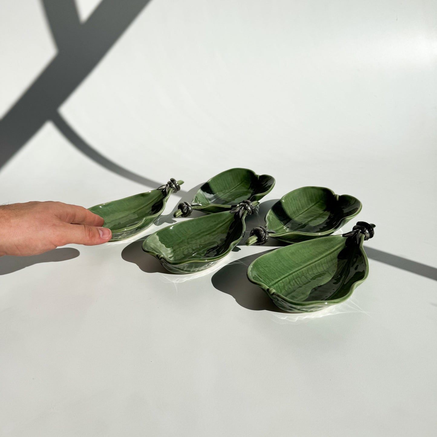 Conjunto Pratos Folha