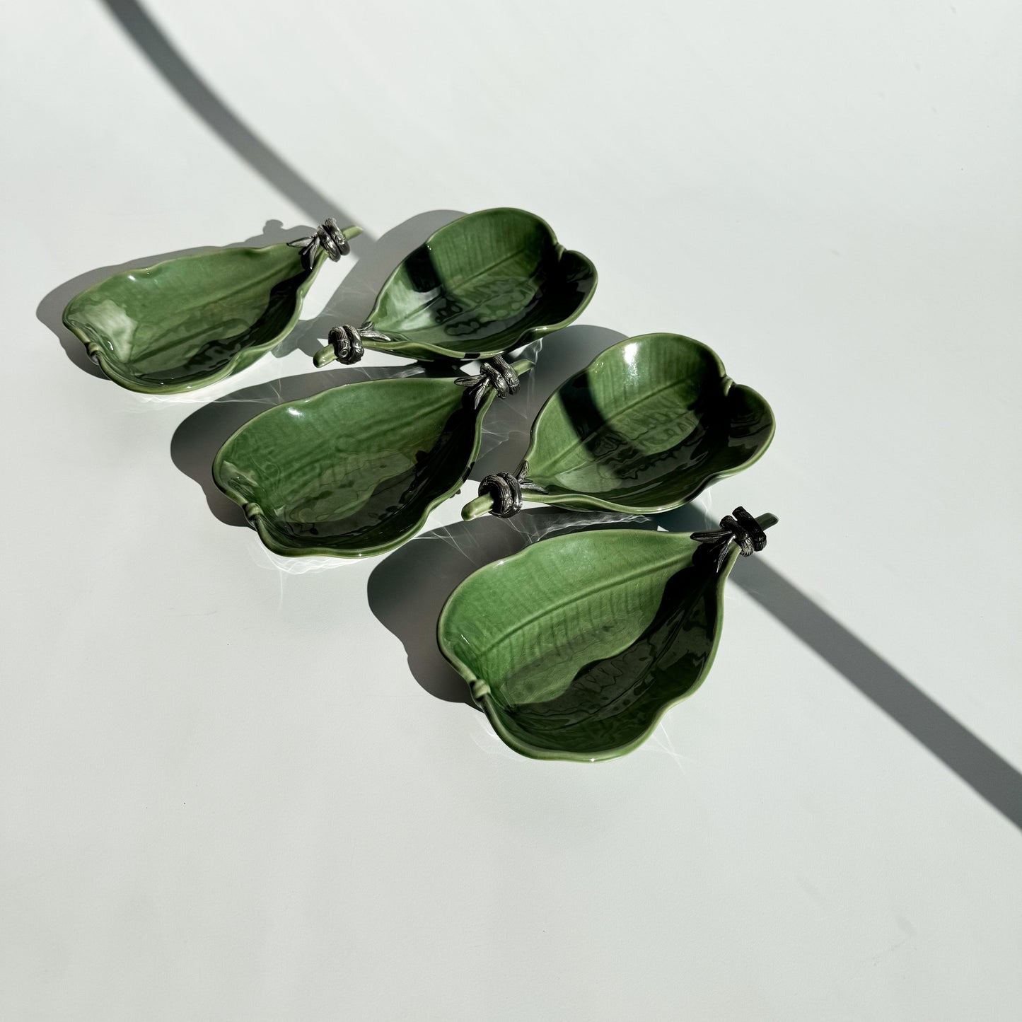 Conjunto Pratos Folha