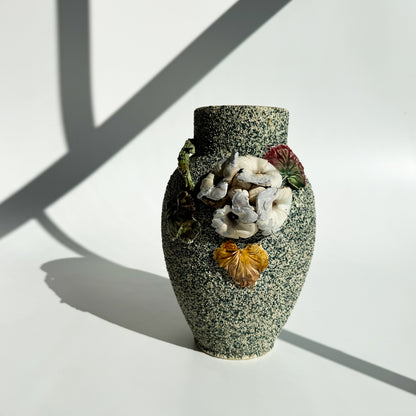 Vaso Barbotine Turquesa