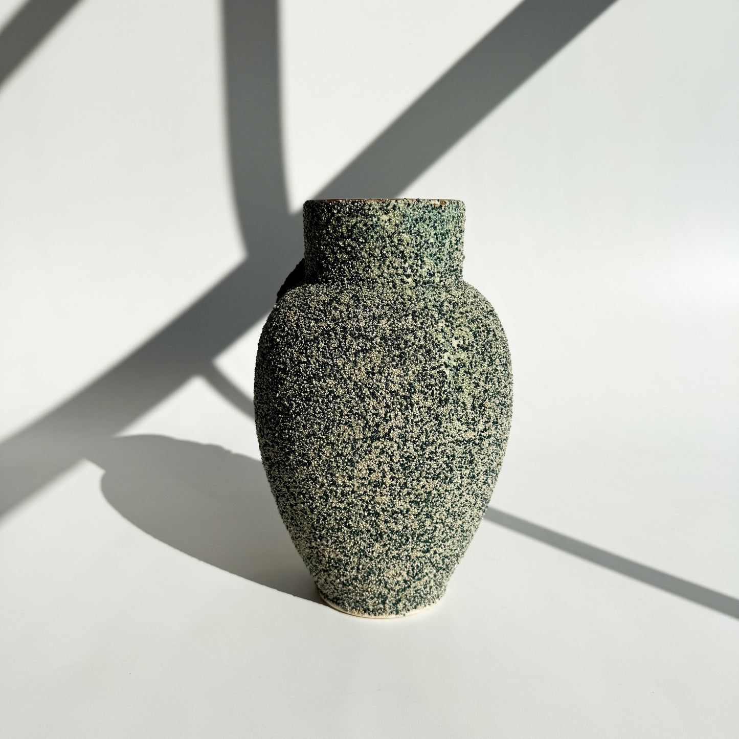 Vaso Barbotine Turquesa